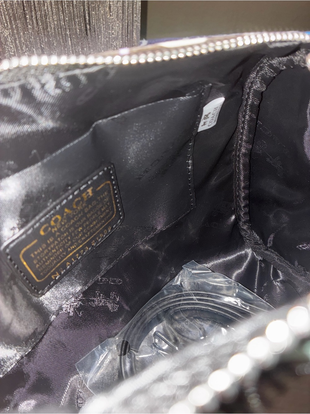 Coach Rainbow Signature Rowan Satchel Bag Limited Edition Pride - Picture 5 of 5